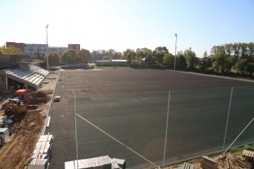 Artėja stadiono statybų pabaiga