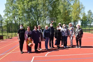 Musninkų seniūnijoje atidarytas naujas sporto aikštynas
