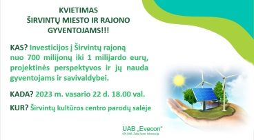 Susitikimas dėl investicijų galimybių