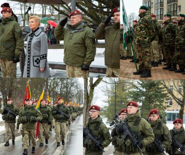 Sveikinimas Lietuvos kariuomenės dienos proga