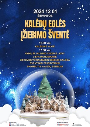 Kalėdų eglė Širvintose šiemet ir vėl bus išskirtinė, įžiebimo šventė – gruodžio 1 dieną