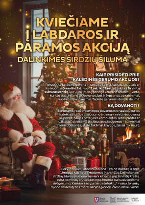 Širvintose tęsiasi gerumo tradicija: kviečiame prisijungti prie akcijos „Dalinkimės širdžių šiluma“