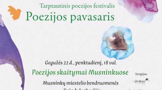 Tarptautinis poezijos festivalis „Poezijos pavasaris“ 