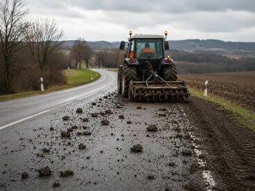 Užteršti keliai – pavojus eismo saugumui