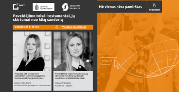 Projektas „Nė vienas nėra pamirštas“ kviečia į nuotolinę paskaitą