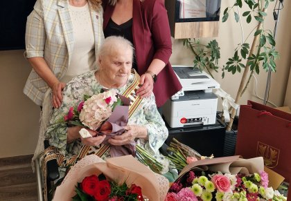 Uršulė Barkauskienė pasitiko garbingą 100 metų jubiliejų
