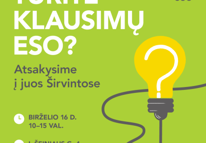 ESO klientų konsultavimo vizitas Širvintose