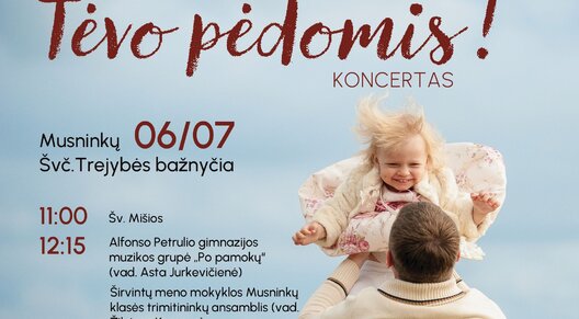 Koncertas „Tėvo pėdomis“