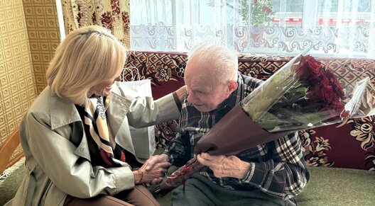 95-mečio proga – sveikinimai pirmajam Širvintų rajono merui Stanislovui Sprogiui