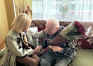 95-mečio proga – sveikinimai pirmajam Širvintų rajono merui Stanislovui Sprogiui