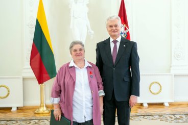 Kabaldos kaimo gyventoja Antonina Bagočiūnienė įvertinta valstybiniu apdovanojimu