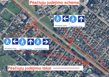Pėsčiųjų dėmesiui!