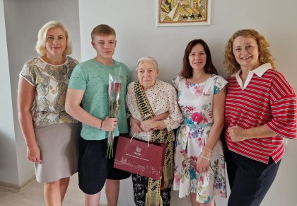 Garbingą 90-ąjį jubiliejų pasitiko Bronislava Masilionienė