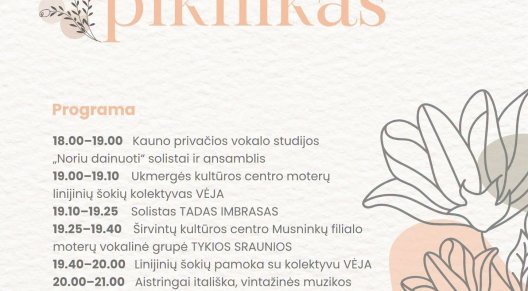 Vasaros šventė „Baltas piknikas“