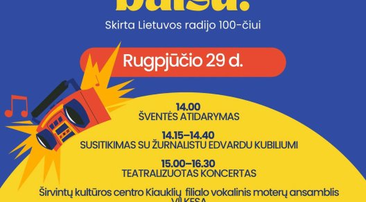 Lietuvos radijo 100-mečiui „Radijo šimtmetis – Kiauklių balsu!“ 