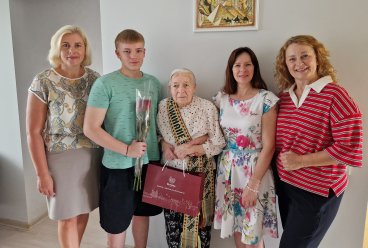 Garbingą 90-ąjį jubiliejų pasitiko Bronislava Masilionienė