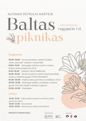 Vasaros šventė „Baltas piknikas“