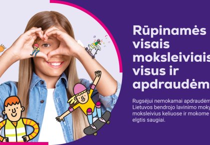 „Lietuvos draudimas“ rugsėjį vėl apdraus visus Širvintų rajono moksleivius, vyks saugaus elgesio...