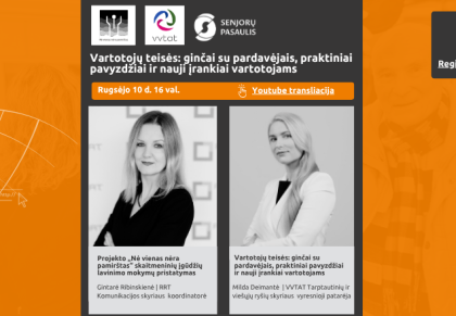 Projektas „Nė vienas nėra pamirštas“ kviečia į nuotolinę paskaitą