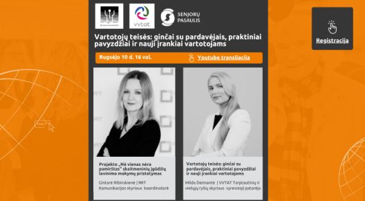 Projektas „Nė vienas nėra pamirštas“ kviečia į nuotolinę paskaitą