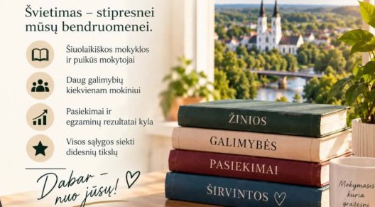 Širvintų r. mokyklų pasiekimai – daugiau nei skaičiai
