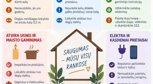 Saugūs namai šaltuoju metų laiku