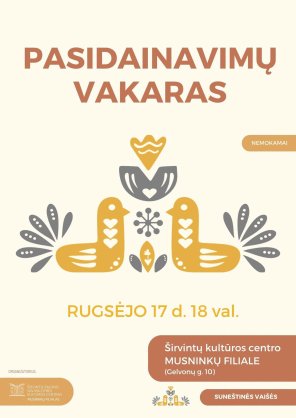 Pasidainavimų vakaras