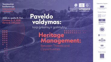 Spalio 8-9 d. Kernavėje vyks tarptautinė konferencija