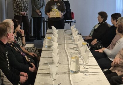 Lietuvos aklųjų ir silpnaregių sąjungos Širvintų filialo ataskaitinis susirinkimas: bendrystė,...