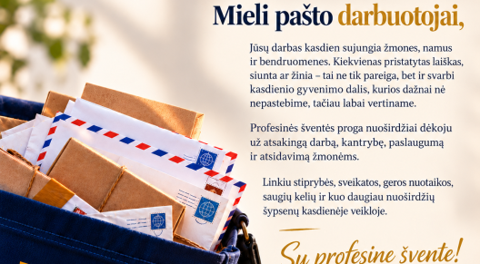 Spalio 9-oji – Pasaulinė pašto diena