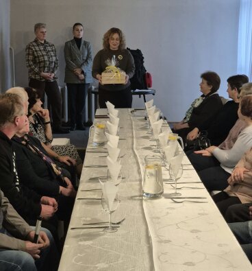 Lietuvos aklųjų ir silpnaregių sąjungos Širvintų filialo ataskaitinis susirinkimas: bendrystė,...