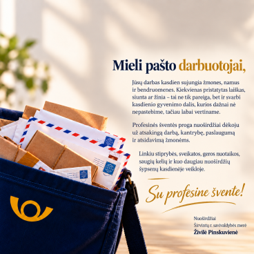 Spalio 9-oji – Pasaulinė pašto diena