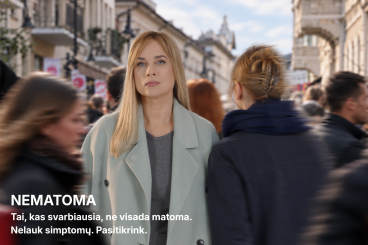 Dalis žmonių jau renkasi prevenciją, kitus prisijungti kvies „Nematoma“ 